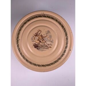 Vintage Sainte Croix Reuge Swiss Lucky Day Hand Painted Music Trinket Box Works